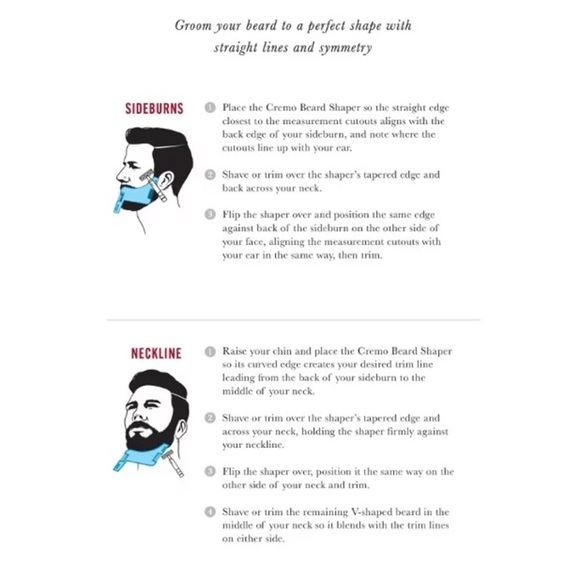 💛 Cremo Beard Shaper Grooming Tool All-In-One Template For Men - Picture 8 of 8